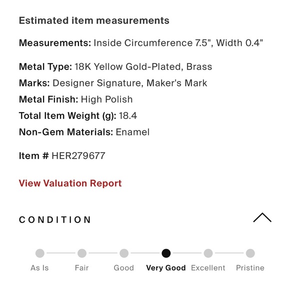 Hermès Narrow Enamel Bangle - Picture 8 of 8